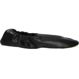 IWA »IWA-200« schwarzer Gymnastikschuh aus Leder mit Gummisohle, Größe: 33