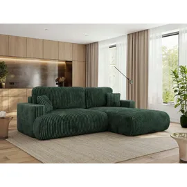 MKS Ecksofa OVO Cord 4-Sitzer Grün