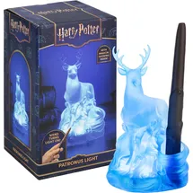 Paladone Harry Potter Hirsch-Patronus-Licht mit Zauberstab-Fernbedienung, offiziell lizenzierte Zaubererwelt-Ware, batteriebetriebenes Sammlergeschenk, Wohndeko | Paladone