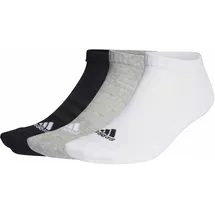 adidas Cushioned Low-Cut Socken 3er Pack Medium Grey Heather / White / Black 31-33