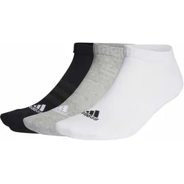 adidas Cushioned Low-Cut Socken 3er Pack Medium Grey Heather / White / Black 31-33