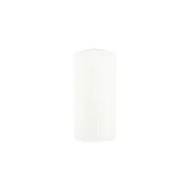 Möbel Kraft Rillenkerze Powder Ø 7 cm 15 cm weiß