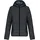 Kariban Leichte Damen-Steppjacke mit Kapuze - Dunkelgrau - S