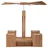 KWO Olbernhau Pyramide Eiche, Natur,19 cm, Mehrfarbig, hoch