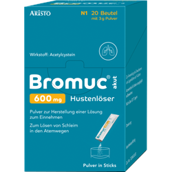 Bromuc akut 600 mg Hustenlöser Plv.z.H.e.L.z.Einn. 20 St