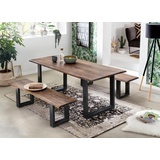 SIT Möbel Esstisch »Tops&Tables«, Tischplatte aus Akazie mit Baumkante wie gewachsen, braun