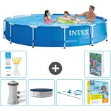 Frame Pool Rund - 366x76 Cm - 7-teilig  S202