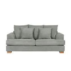 SOHO Sofa  Franka , grau , Maße (cm): B: 199 H: 87 T: 103