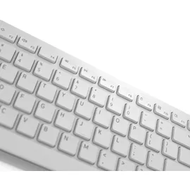 Dell KM5221W-WH-SPN Tastatur, Weiß, Schwarz, QWERTY-Tastatur, Spanisch