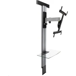 Erard EXOSTAND 400 TV Wandhalterung bis 65 Zoll mit Glasablage, Rigips