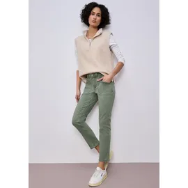 STREET ONE Cargojeans Style Charlie Boyfriend grün 26
