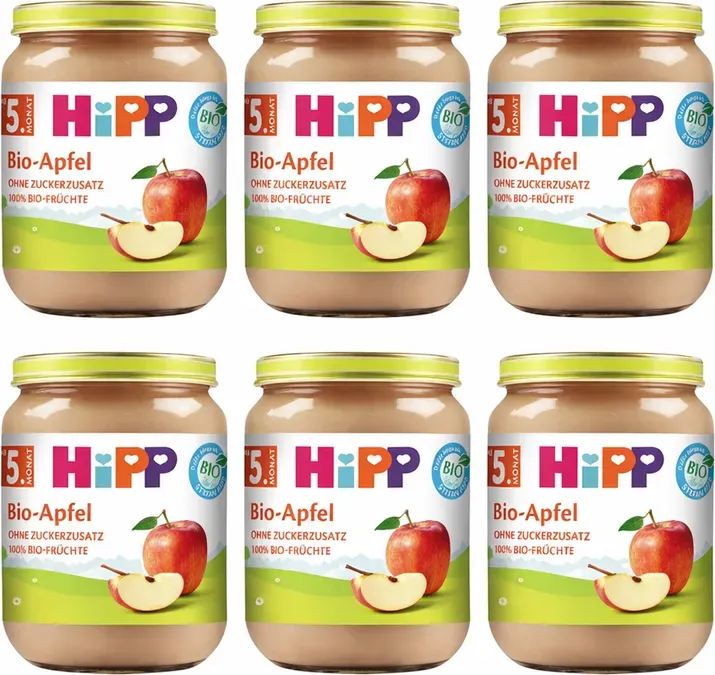 HiPP Bio Apfel ab 5. Monat 6 x 125 g