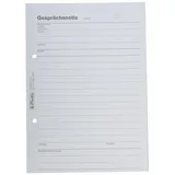 Herlitz Formularbuch Gesprächsnotiz A5 Weiß