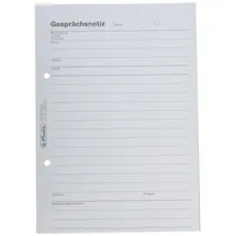 Herlitz Formularbuch Gesprächsnotiz A5 Weiß