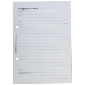 Herlitz Formularbuch Gesprächsnotiz A5 Weiß