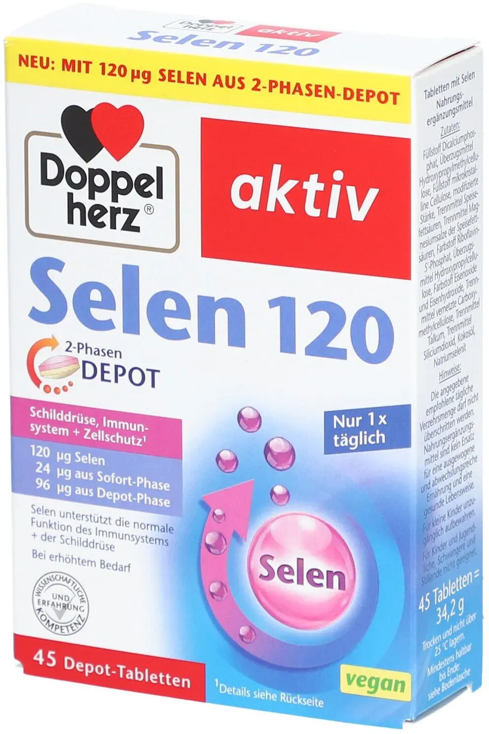 Doppelherz® Selen 120 2-Phasen Depot Tabletten