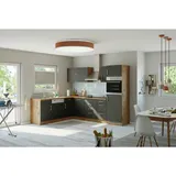 Held Winkelküche L-Form 210 x 270 cm grau