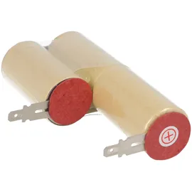 AccuCell 2000mAh NiMH Akku passend für Kenwood FG155 Käsereibe Akku mit 4,8mm Faston Steckkontakten