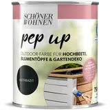Schöner Wohnen pep up Outdoorfarbe Holzfarbe Wetterschutz shabby Anthrazit