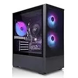 SYSTEMTREFF Basic Gaming PC AMD Ryzen 7 5700G 8x4.6GHz | Radeon RX Vega 8 4K HDMI DX12 | 1TB M.2 NVMe | 32GB DDR4 RAM | Windows 11 | WLAN Desktop Computer Rechner für Gamer, Zocker