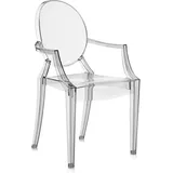 Kartell Louis Ghost, Stuhl, 2er-Satz, Fumé