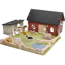 Micki Puppenhaus Bauernhof Mädchen bunt