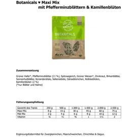 Bunny Nature Maxi Mix mit Pfefferminzblättern / Kamillenblüten 400 g