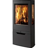 PANADERO Kaminofen »Zinc«, schwarzmetallic, Stahl, 7,9 kW