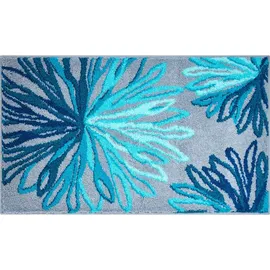 GRUND Badematte Art Blau 60 x 100 cm
