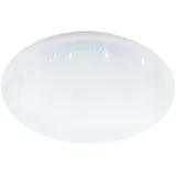 EGLO connect.z Smart Home LED Bad Deckenleuchte Totari-Z, ZigBee, App und Sprachsteuerung Lichtfarbe einstellbar dimmbar, Sternenhimmel Deckenlampe Badezimmer, IP44