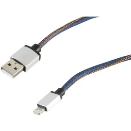 ShiverPeaks S-Conn 14-50025 1m USB A Lightning Blau Handykabel (14-50025)