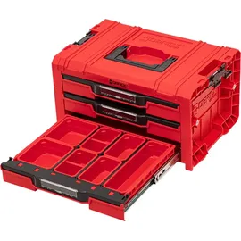 QBRICK Pro Drawer 3 Werkzeugkoffer 13,5 l rot 45 x 31 x 24 cm