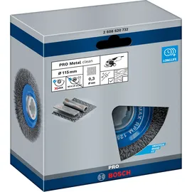 Bosch Scheibenbürste Clean for Metal X-LOCK 115 mm 0,3 mm 1 St.