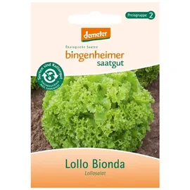 Bingenheimer Saatgut Lollosalat Lollo Bionda demeter