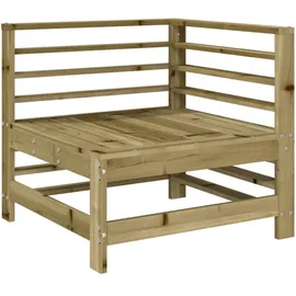 vidaXL Garten-Lounge-Set 8-tlg. Kiefernholz braun