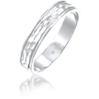 Elli PREMIUM Bandring Trauring Freundschaft 925 Silber Ringe Damen