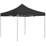 vidaXL Faltpavillon 2 x 2 m inkl. 4 Seitenteile Anthrazit/Schwarz