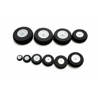 AFCAHEH 10 stücke for RC Flugzeug Rad 16/20/30/40/45/50/55/65/75 / 85mm Schwamm Reifen PU Kunststoff Rad hub(30MM)