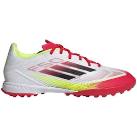 adidas F50 League TF Herren Cloud White/Core Black/Solar Yellow 46