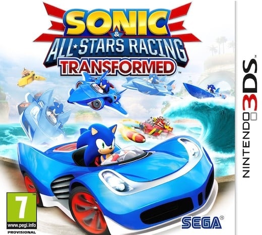 Sonic The Hedgehog, SEGA Sonic & All-Stars Racing Transformed, 3DS Standard Mehrsprachig Nintendo 3DS