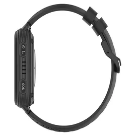 Garett Vibe 4G BT One Size Kunststoffgehäuse Schwarz Silikonarmband Schwarz One Size