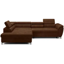 Ecksofa Tempo Stoff Whisky