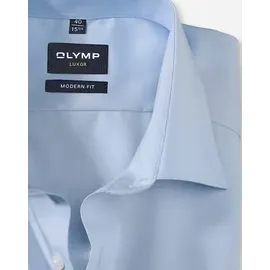 Olymp Regular fit", Freizeithemd mit Logo-Stitching Modell 'New', Bleu, 38