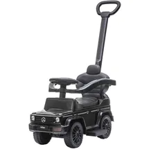 Jamara Mercedes-Benz G 350 d 3in1 – ab 12 Monate, Sitzhöhe 260 mm, Kippschutz, Schutzbügel, Schub-und Haltestange mit Lenkfunktion abnehmbar, Schwarz