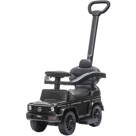 Jamara Mercedes-Benz G 350 d 3in1 – ab 12 Monate, Sitzhöhe 260 mm, Kippschutz, Schutzbügel, Schub-und Haltestange mit Lenkfunktion abnehmbar, Schwarz