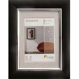 The Wall - the art of framing AG Kunststoff Bilderrahmen Elegance schwarz-metallic-silber, 40 x 50 cm