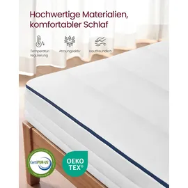 VASAGLE Matratze 160 x 200 x 16 cm H3 Gel-Memory-Schaum