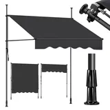 Sekey Klemmmarkise 300 x 212-310 cm grau