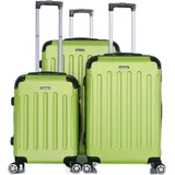 Cheffinger Koffer-Set 3-tlg. grün/schwarz