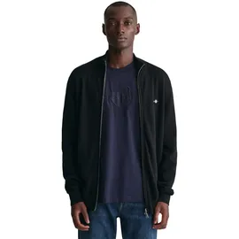 GANT Casual Cotton Strickjacke - Schwarz XL